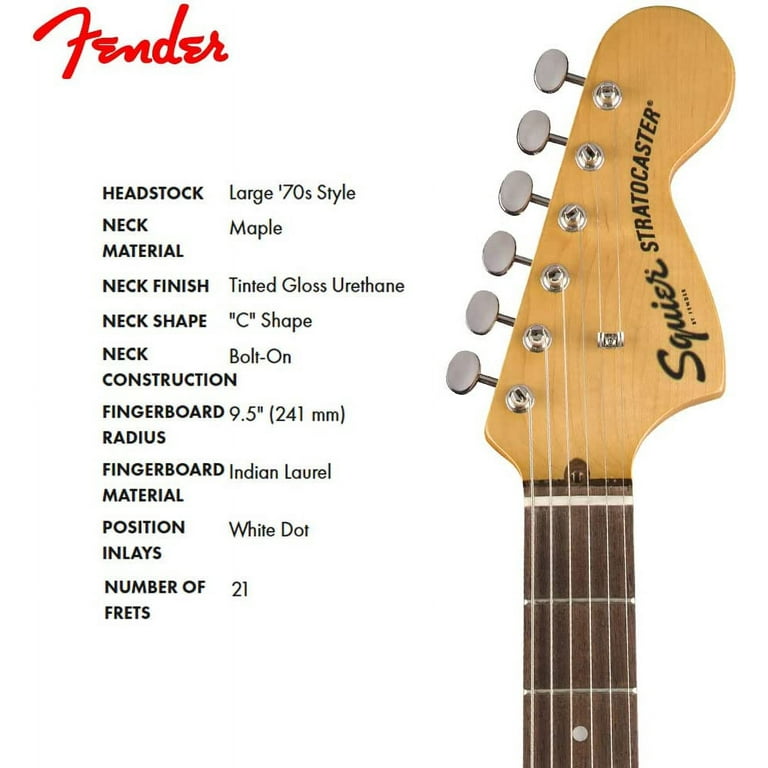 Squier Classic Vibe 70s Stratocaster HSS Electric Guitar Squier Classic Vibe 70s Stratocaster HSS Electric Guitar
