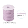 thumbnail image 2 of 0.1" x 49 Yards Suede Lace Cord Ribbon Suede Cord Faux Leather Cord Leather Lace for DIY, Light Purple, 2 of 6