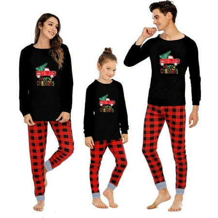 

GRNSHTS Matching Family Pajamas Sets Merry Christmas Pyjamas Xmas Gifts Christmas Eve Pajamas Kids Xmas Pjs