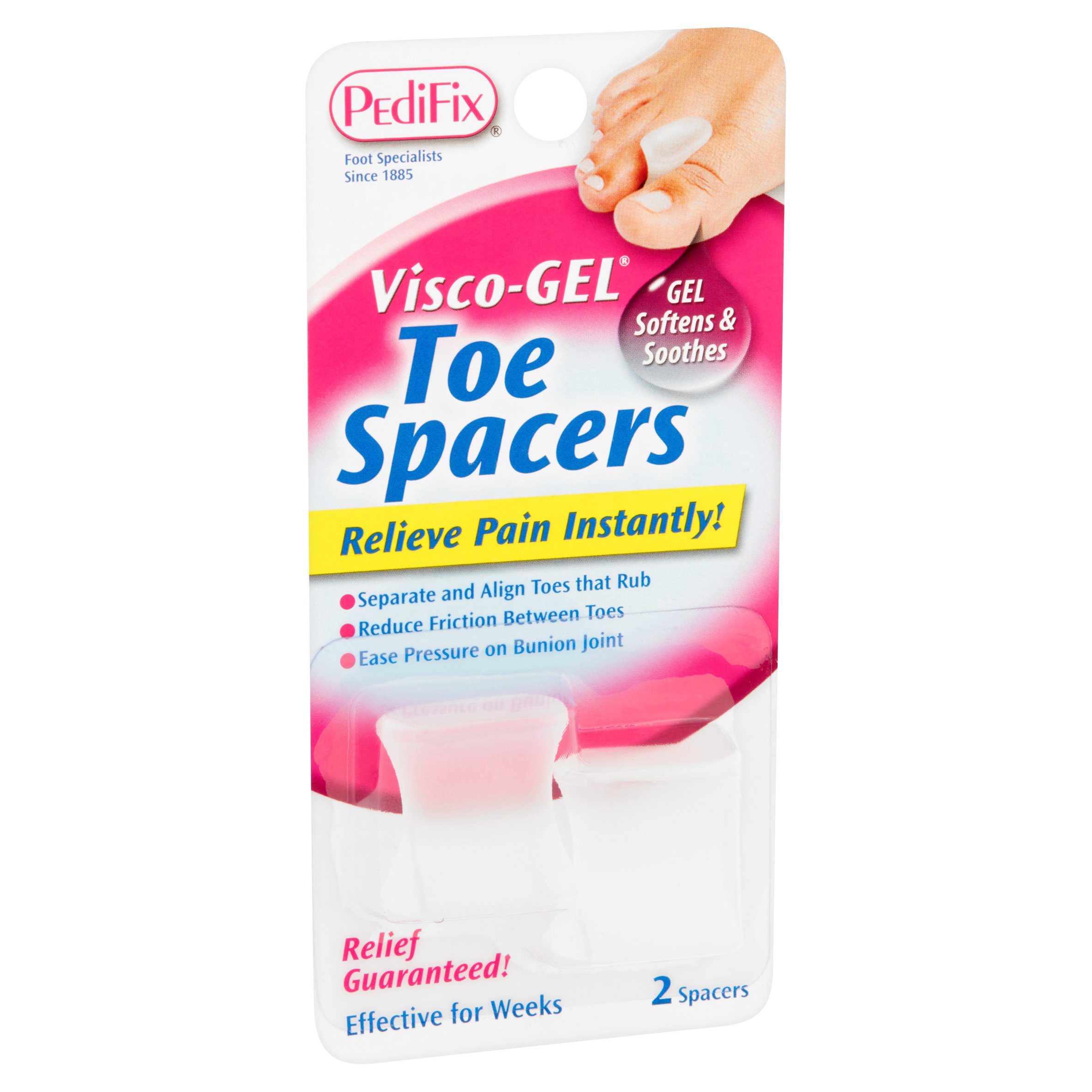 PediFix Visco-Gel Toe Spacers, 2 Count - image 2 of 5