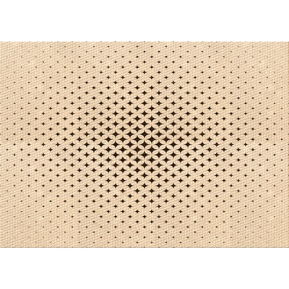 Ahgly Company Indoor Rectangle Patterned Peru Brown Area Rugs, 3' x 5'