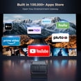 thumbnail image 5 of ARTSEA Video Projector With Wifi And Bluetooth, Smart Portable Projector,1080p Native for Home Theater/Outdoor, 5 of 8