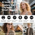 thumbnail image 6 of AI Smart Glasses Wireless Audio Glasses with Dual Stereo Speakers, Open Ear Music & HD Calling for Men Women, 6 of 9