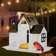 thumbnail image 4 of Wzzjkit Metal Garden Hummingbird Feeder with Solar Light, 4 of 6