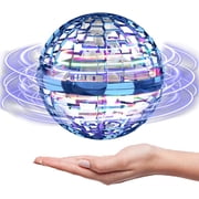 UFO Flying Orb Ball with Lights,Galaxy Balls 2025,Mini Drone Toys for Age 6-8-13,Cosmic Globe Boomerang Hover Ball,Cool Gadgets Easter Birthday Gifts for Boy Girl Teens,Easter Basket Stuffers
