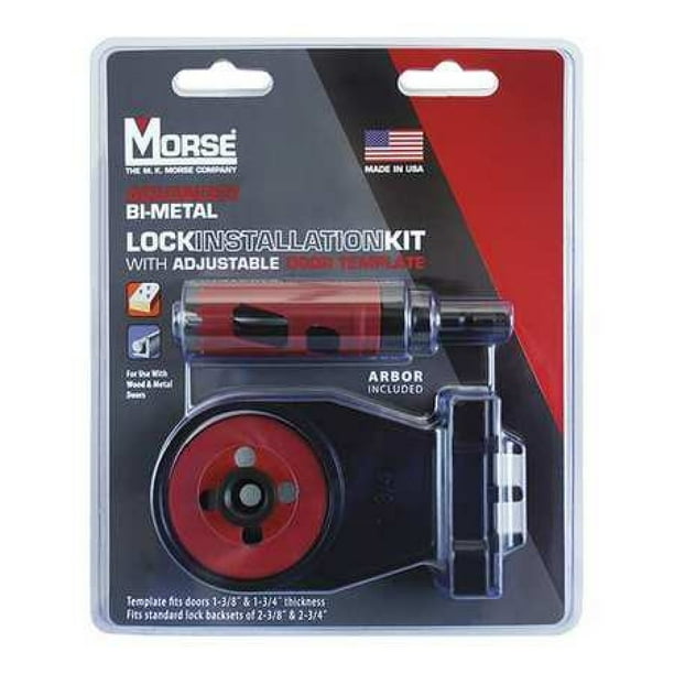 Hole Saw Kit,Saw Sizes 1" to 21/8" MORSE MHSALKIT1
