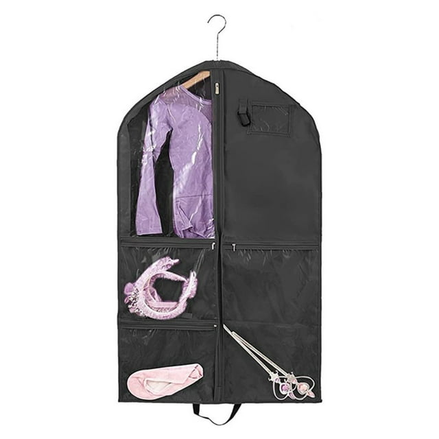 Storage Bags, Furenl Transparent Garment Bags for Dancers – Hanging Storage for Dance Costumes, Competitions, Travel