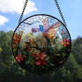 thumbnail image 2 of Hummingbird Family Christmas Suncatchers, Hummingbird Stained Glass Window Hangings, Hummingbird Christmas, Hummingbird Decor, Hummingbird Christmas Tree Decorations Unique Gifts For Women - 171HD86, 2 of 5