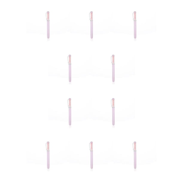 Moyic Pluma de pintura de diamantes de imitación, herramientas de perforación ergonómicas, accesorios de bordado de diseño único, Kits morado claro 10piezas