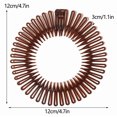 thumbnail image 6 of Soft 'N Style Flexible Headbands Stretch Headband Headbands Women (10pc-gold), 6 of 8
