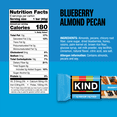 thumbnail image 4 of KIND Blueberry Almond Pecan Snack Bars, 1.4 oz, 6 Count Box, 4 of 7
