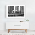 thumbnail image 2 of Long Island 02 B&W - Queens New York Photography White Framed Wall Art Print 20 x 30 inches, 2 of 3