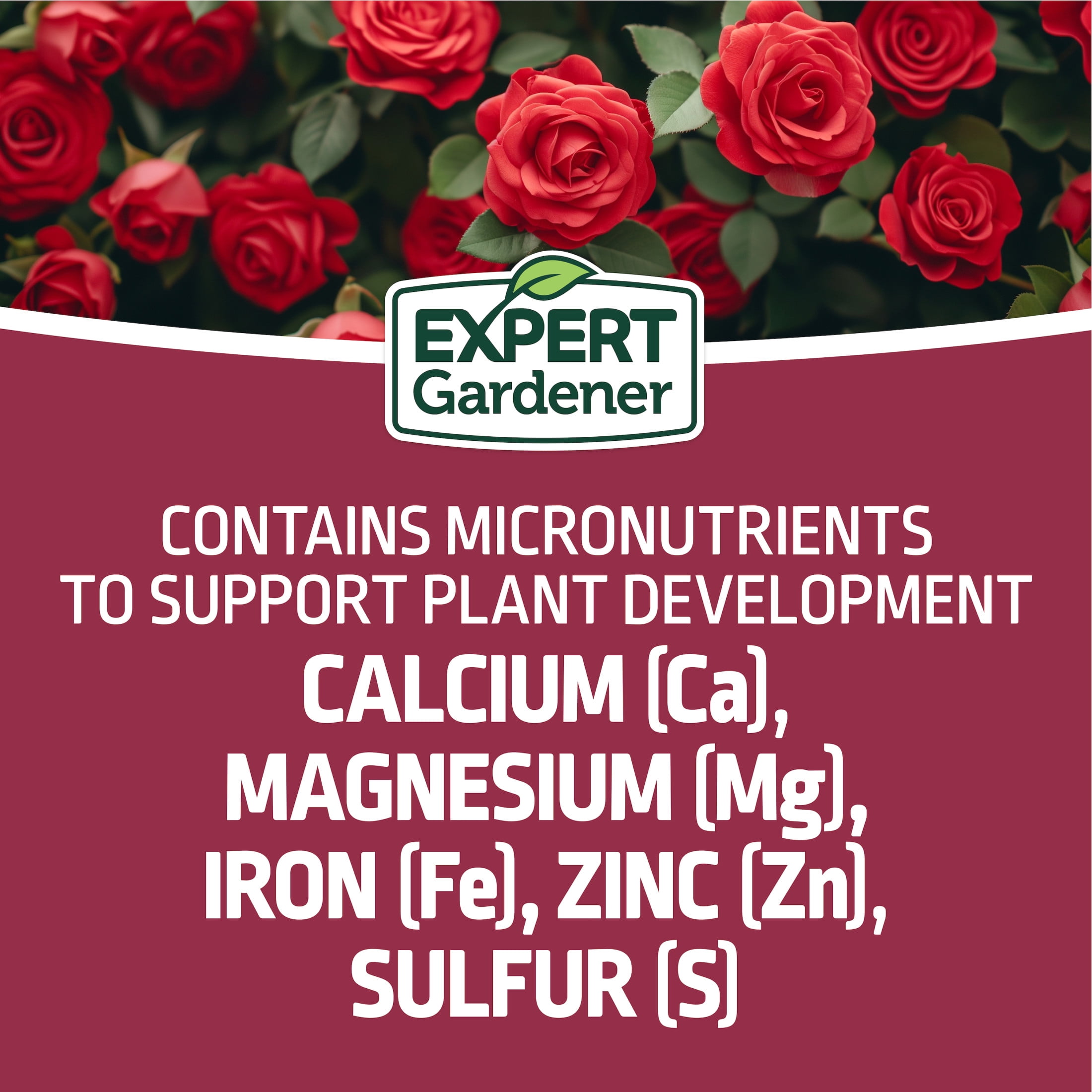 Expert Gardener Rose Plant Food Fertilizer 12-6-10, 8 lb.