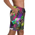 thumbnail image 3 of Splatoon Men's Swim Trunks Quick Dry Beach Board Shorts with Pockets Mesh Lining Bathing Suits, 3 of 7
