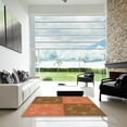 thumbnail image 7 of Ahgly Company Machine Washable Indoor Rectangle Transitional Mahogany Brown Area Rugs, 5' x 7', 7 of 7
