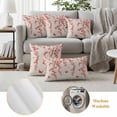 thumbnail image 5 of Cherry Blossoms Outdoor Pillow Covers 16x16 Set of 2,Waterproof Patio Throw Pillowcase Protectors,Spring Pastoral Botanical Flowers Decorative Pillow Shams Cushion Covers for Seat Bed Couch Sofa, 5 of 8