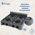 thumbnail image 3 of Parrilla de Mesa, FRAGA P706, 4 Quemadores, Porcelanizada, Encendido Manual, Gas L.P., Hecho en México., 3 of 4