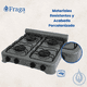 thumbnail image 3 of Parrilla de Mesa, FRAGA P706, 4 Quemadores, Porcelanizada, Encendido Manual, Gas L.P., Hecho en México., 3 of 4