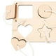 thumbnail image 4 of Junta de niños ocupados,Niños Busy Board DIY Accesorios Preescolar Juguete EstiloD, 4 of 6