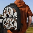 thumbnail image 5 of KUIFORTI Cooler Backpack Cow Print Backpacks Insulated Lunch Backpack for Man Women, Outdoor Backpack for Men Lunch Cooler Bag Lightweight Soft Lunch Backpack with Cooler Compartment, 5 of 8