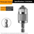 thumbnail image 2 of Keyless Drill Chuck Adapter,Hex Shank Drill Bit Adapter Converter for Impact Driver,Quick Change Impact Drills Chuck Adapters,Chucks Conversion Adapters for Round-Shank Drills Bits, 2 of 8