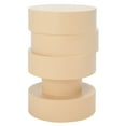 thumbnail image 5 of SAFAVIEH Tyce Modern Style Cream Round Accent End Table (11.8 in. W x 11.8 in. D x 18.5 in. H), 5 of 5