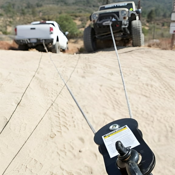 Smittybilt 2744 Black Steel, 17,600 lb. Snatch Rigging Blo