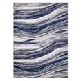 thumbnail image 1 of Concard Global Trading 69456 7 x 9 ft. Marble Stripes Area Rug, Navy, 1 of 1