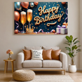 thumbnail image 7 of Decorative Design Birthday Banner Celebratory Balloon Happy Birthday Theme for Birthday Party Indoor Decoration Event Photography, 7 of 7