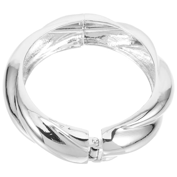 LOLIPPYY Women's Zinc Alloy Circular Bangle Bracelet Set, Lightweight Stylish Wrist Jewelry for Everyday Wear