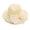 Beige, variant on Women's Church Dress Hat Wide Brim Lace Bow Hat Bridal Shower Hat