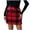Wine, variant on Skirts for Women Check Print High Waist Tight Pencil Skirt Summer Sexy Bag ButtocksSpicy Girl Half Body Short Skirt