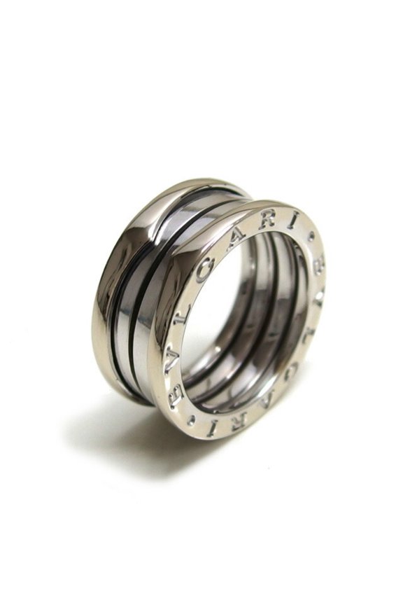 Pre-Owned Bvlgari B.zero1 ring, 18K white gold, size 12.