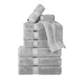 thumbnail image 2 of Superior 800 GSM Egyptian Cotton 9-Piece Heavyweight Towel Set, Stone, 2 of 10