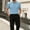 Light Blue, variant on Polo Shirts for Men Silk Mesh Short Sleeve Moisture Wicking Performance Wrinkle-Resistant Business Casual Golf Shirt