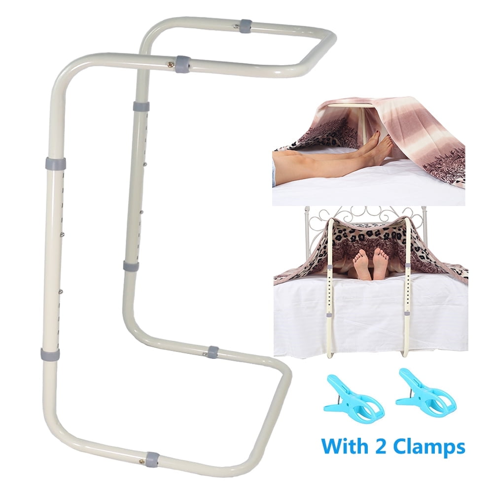 Mybow Adjustable Blanket Lifter for Feet – Bed Cradle Frame to Keep Sheets Off Legs – Foot Support Riser for Post-Surgery Comfort – Blanket Elevation Bar for Twin, Full, Queen, King Size Beds