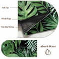 thumbnail image 6 of Green Tropical Botanical Area Rugs 5'x8', Washable Small Throw Rugs for Classroom Bedroom, Summer Monstera Palm Leaves Black Indoor Outdoor Rug Non-Slip Low Pile Carpet Runner Reversible Floor Mats, 6 of 8