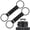 Black, variant on 2026 New Luggage Straps for Suitcases, Adjustable Bungee Elastic Belt To Connect Two Suitcases