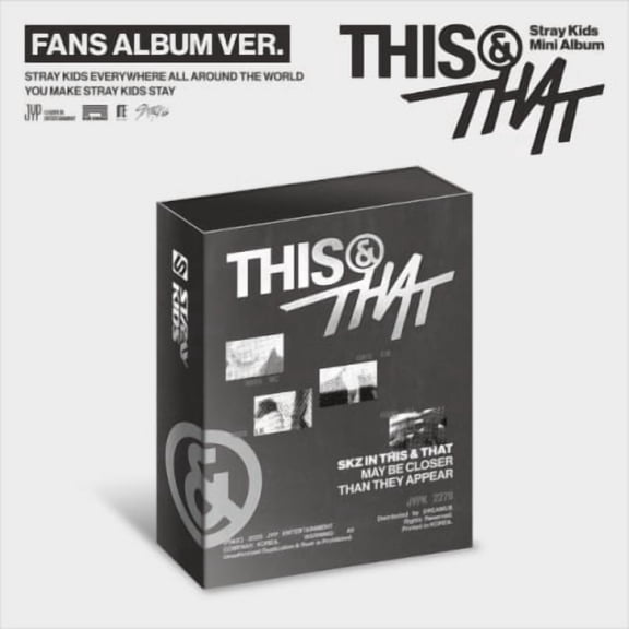 Stray Kids - This & That - Fans Album Version - Music & Performance - CD
