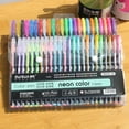 thumbnail image 3 of Clearance Highlighters Pastel, Tyeign Gel 48Pcs Pen 60Ml Drawing Rollerball Glitter Pens Gel Colors Stationery Markers for Coloring Highlighters Bulk Highlighter Highlighters Assorted Colors, 3 of 9