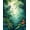 Green, Pattern 4, variant on ODIKA 4'x6' Machine Washable Non-Slip Area Rug, Exotic Jingle Jungle Tropical Leafy Artistic High Traffic Rug, Green, 281806