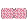 thumbnail image 7 of Goofa Haear Strawberry Pattern 2 Piece Car Windshield Sun Shade Foldable | Front Windshield Shade for Sun, Heat and UV Rays | Sunshade for Car Front Window-, 7 of 7