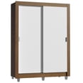 thumbnail image 2 of Ropero Closet Madesa Denver 2 Puertas Corredizas con Pies Marrón/Blanco, 2 of 5