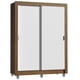 thumbnail image 2 of Ropero Closet Madesa Denver 2 Puertas Corredizas con Pies Marrón/Blanco, 2 of 5