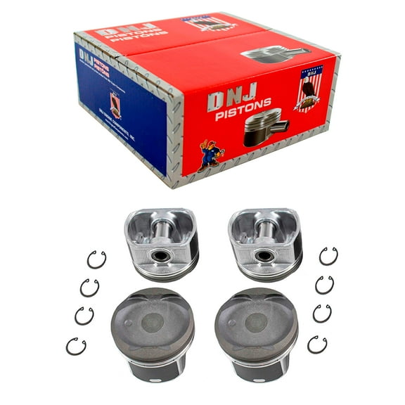 DNJ P922 Standard Complete Piston Set Fits Cars & Trucks 01-03 Toyota RAV4 2.0L L4 DOHC 16v