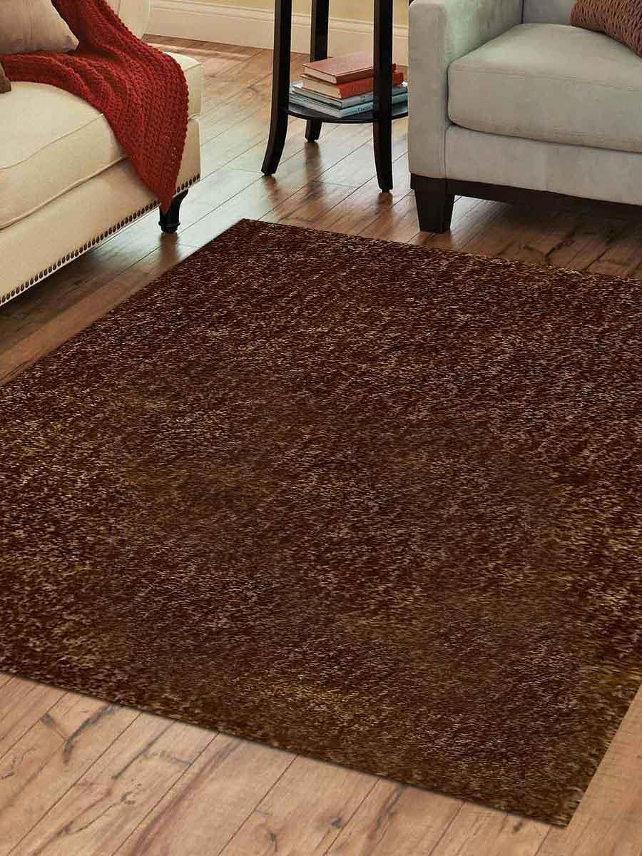 Rugsotic Carpets Hand Tufted Shag Polyester 10'x10' Square Area Rug