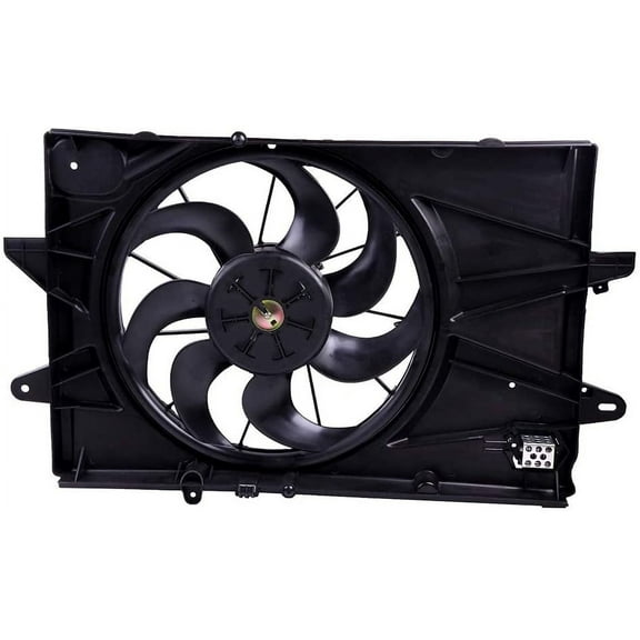 ECCPP AC Condenser Radiator Cooling Fan Replacement fit for 2010 2011 2012 2013 2014 2015 2016 2017 for Chevrolet Equinox GMC Terrain GM3115239