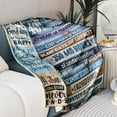 thumbnail image 2 of LHSHID Customized Blanket for 40th Wedding Anniversary Gift for Wife Husband Parents 30x40in, 2 of 7