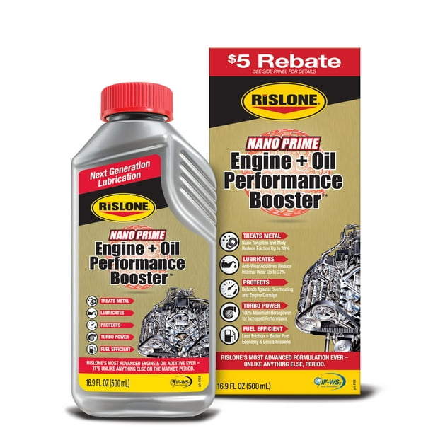 Rislone Nano Prime Engine & Oil Booster Additive 16.9 oz