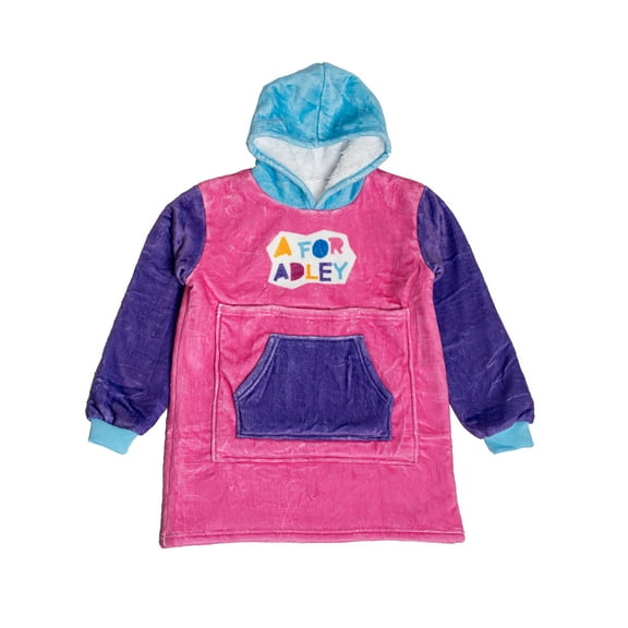 A FOR ADLEY Tablet Holding Blanket Hoodie, Its a Comfortable and Colorful Blanket and Hoodie All in One. (MultiColored, Medium)